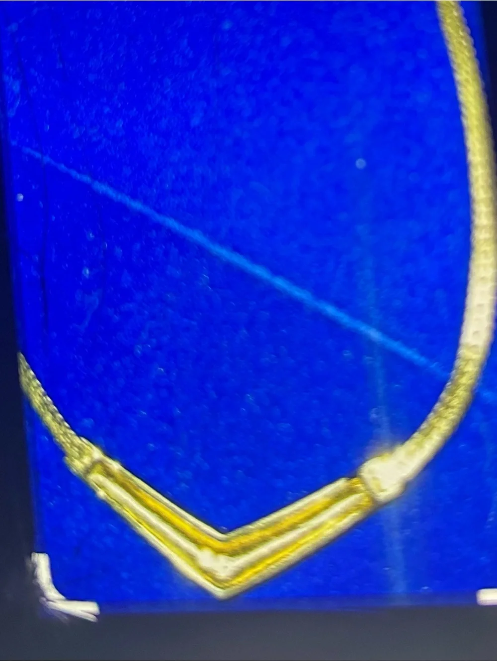SWAROVSKI Gold-plated Chevron, Necklace 16 inch m/l.